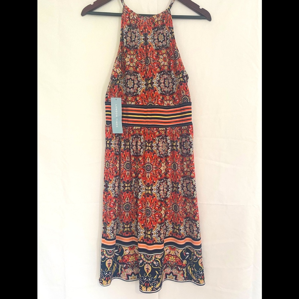 London Time very cute dress! New w Tags Orange